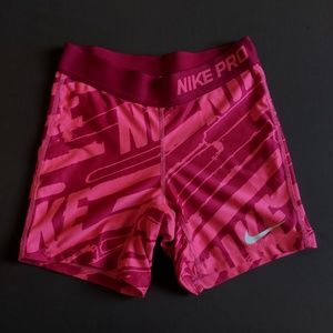 NIKE PRO Girls Dri-Fit Shorts Size M